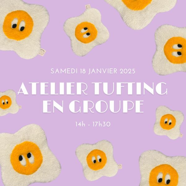 Atelier tufting à Cherbourg - 18/01/2025